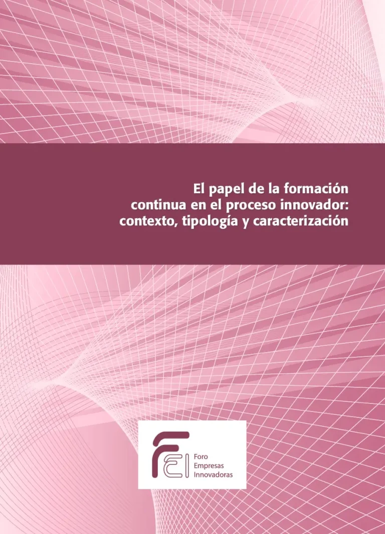El papel de la formación continua en el proceso innovador: contexto, tipología y caracterización