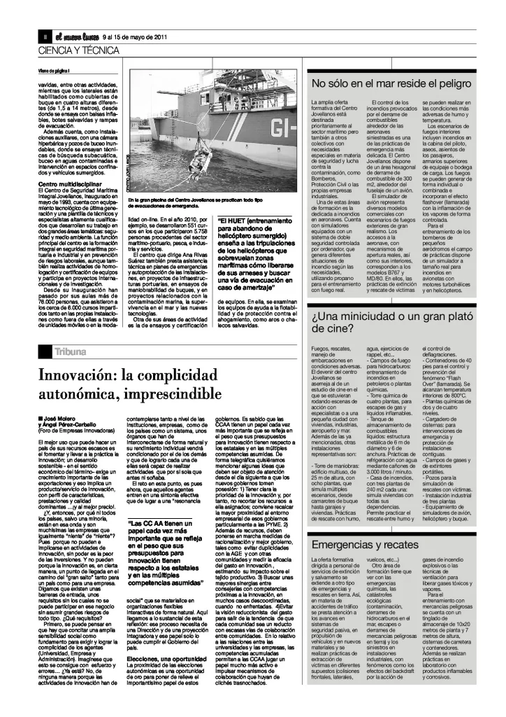 Innovación: la complicidad autonómica, imprescindible, José Molero y Ángel Pérez-Carballo (El Nuevo Lunes)