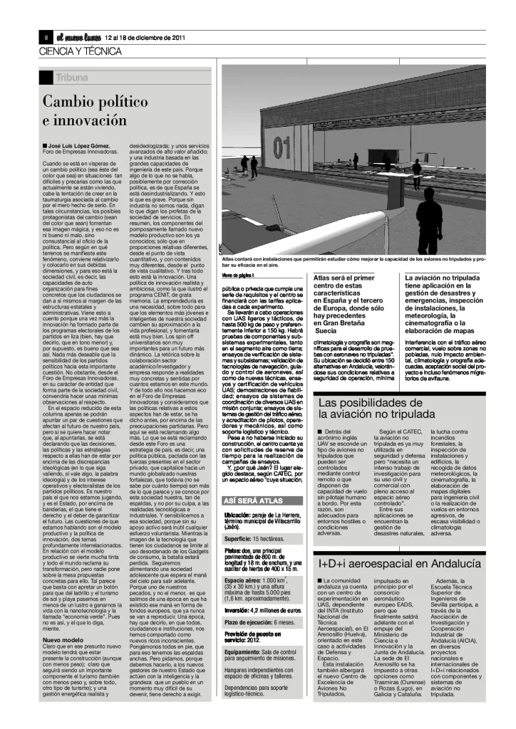 Cambio político e innovación, Jesús Rodríguez Cortezo (El Nuevo Lunes)