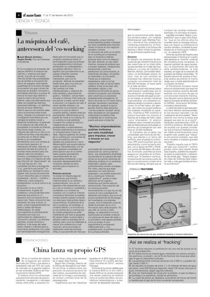 La máquina del café, antecesora del ‘co-working’, José Manuel Jiménez y Regina Revilla (El Nuevo Lunes)